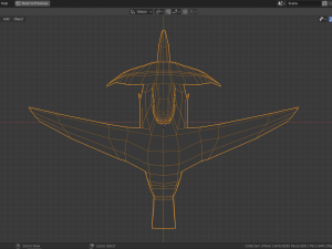 low poly royal flycatcher Modèle 3D