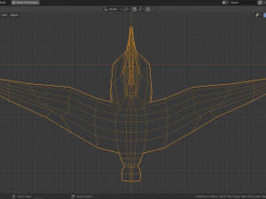 low poly cock-of-the-rock Modèle 3D