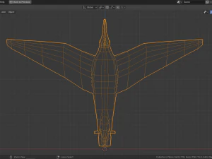 low poly cock-of-the-rock 3D Model