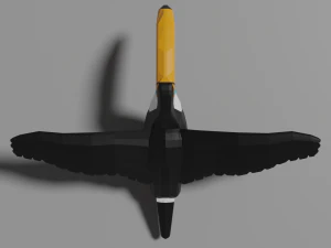 low poly toucan 3D Model