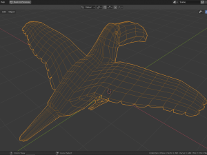 low poly toucan 3D Model
