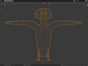 low poly boat-billed heron 3D 模型