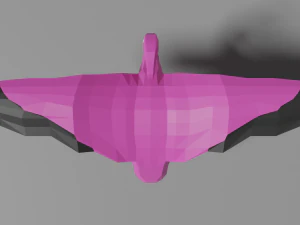 low poly flamingo 3D Model