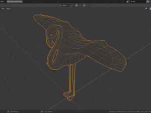 low poly flamingo Modelo 3D