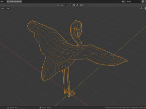 low poly flamingo Modelo 3D