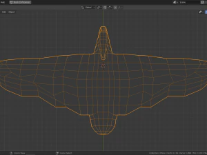 low poly flamingo 3D Model