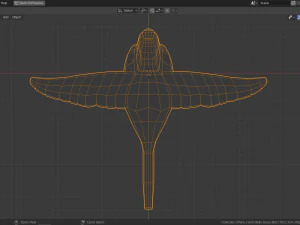 low poly parrot 3D Model