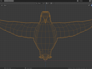 low poly parrot 3D 模型