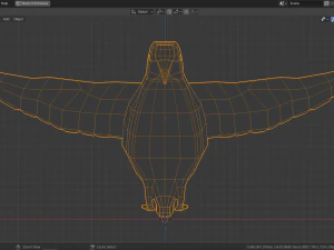 low poly parrot 3D Model