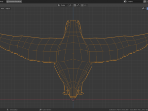 low poly parrot 3D 模型