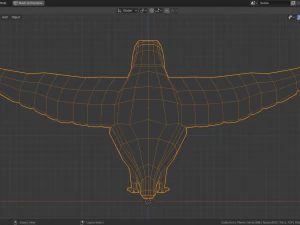 low poly parrot 3D Model