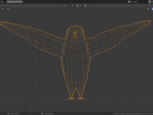low poly hummingbird 3Dモデル
