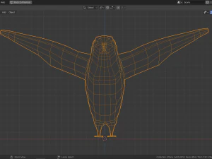 low poly hummingbird 3D Model