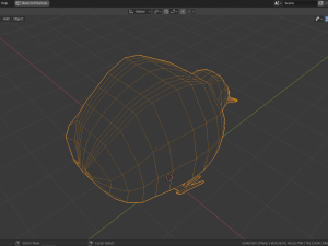 low poly kiwi bird 3D Model