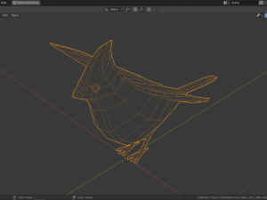 low poly cardinal Model 3D