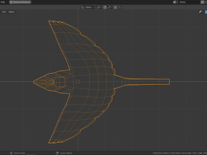 low poly cardinal Model 3D