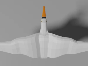 low poly heron 3D Model