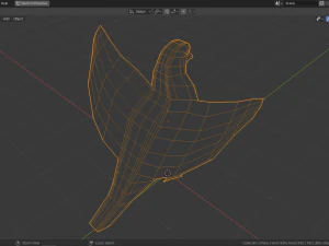 low poly pigeon 3D Model
