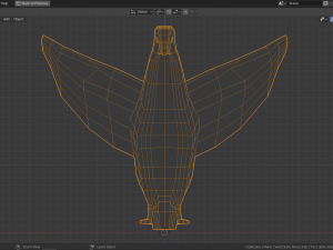 low poly pigeon Modello 3D