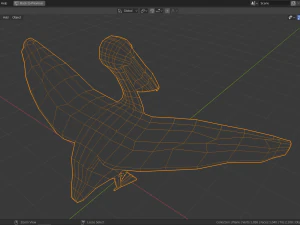 низкополигональный пеликан 3D Модель