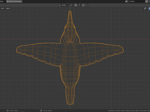 low poly woodpecker 3D Model