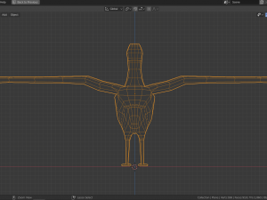 low poly albatross Modello 3D