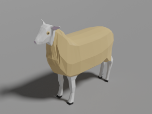 low poly farm collection 3D Model