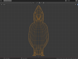 low poly woodpecker 3Dモデル