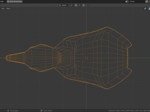 low poly vulture Model 3D