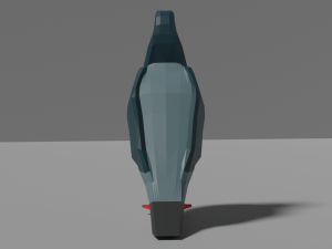 low poly pigeon 3D 모델