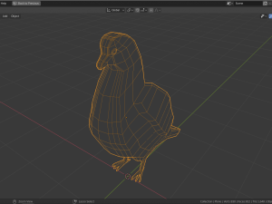 low poly pigeon 3D 모델