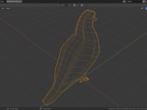 low poly pigeon 3D 모델