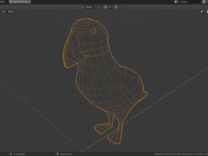 low poly seaparrot Model 3D