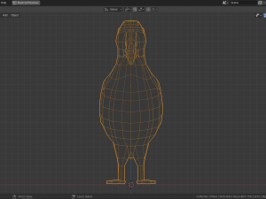 low poly seaparrot Model 3D
