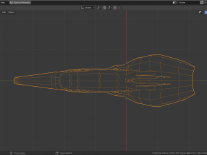 low poly capped heron Model 3D