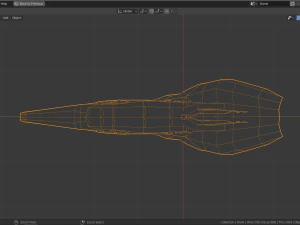 low poly capped heron 3D Model