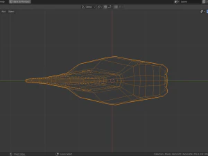 low poly cock-of-the-rock 3D Model