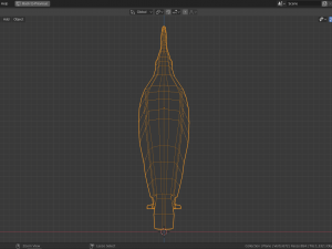 low poly cock-of-the-rock Model 3D