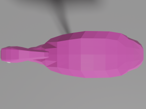 low poly flamingo 3D Model