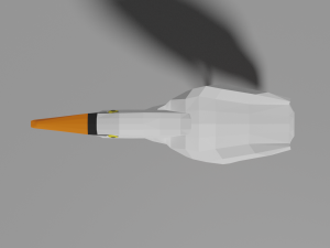 low poly heron 3D Model