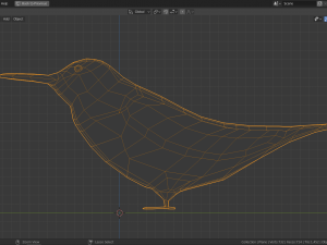 low poly hummingbird 3D 模型