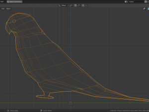 low poly parrot Model 3D