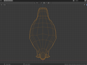 low poly parrot Model 3D