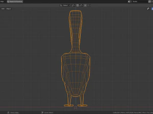 low poly pelican 3D Model