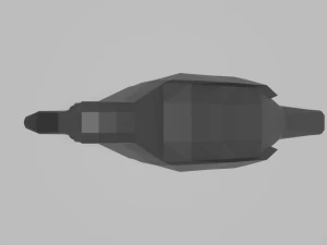 low poly crow 3D Model