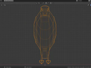 low poly crow 3D Model