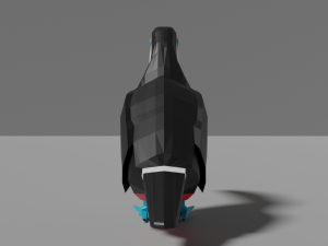 low poly toucan 3D Model