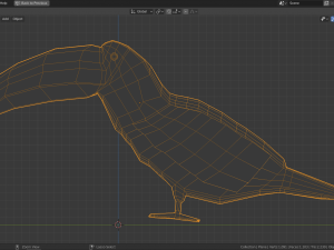 low poly toucan 3D Model