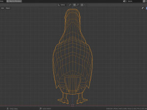 low poly toucan 3D Model