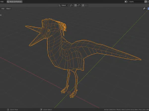 9 exotic birds pack low-poly 3D Model